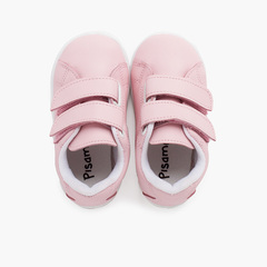 Scarpe sportive Neonato e Bambino Pelle Lavabile  Rosa