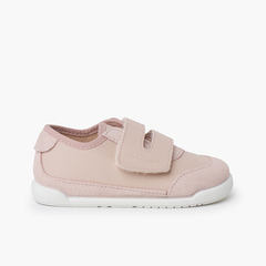 Sneakers barefoot combinate suola bianca Rosa